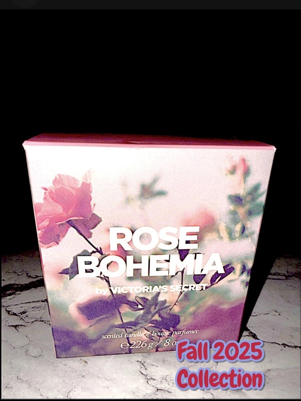 Victoria's Secret Rose Bohemia Candle - NWT NIB Sealed - Great Gift !
